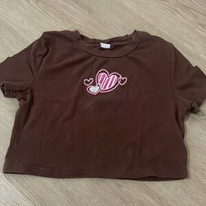 Y2k cropped tee 11-12yo